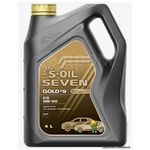 E108642 Масло моторное синтетическое S-OIL 7 GOLD #9 C5 0W-20 4 л